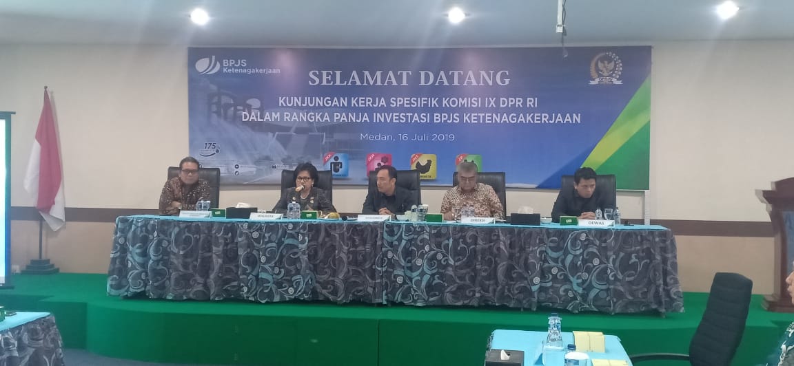 Anggota DPR RI Lakukan Kunjungan Kerja ke BPJS Ketenagakerjaan Sumbagut